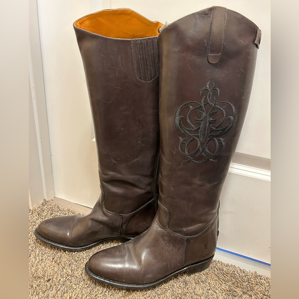 Frye tall riding boots